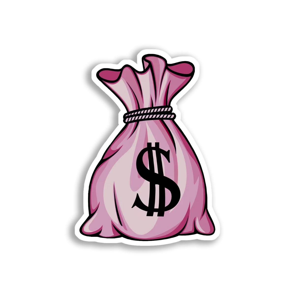 Pink Money Bag