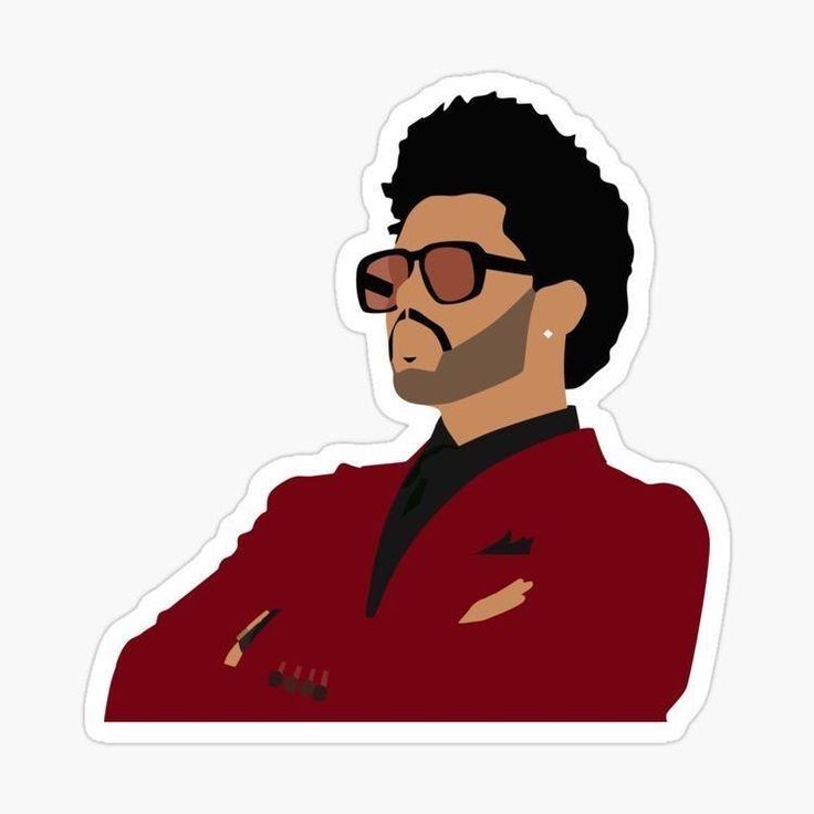 The Weeknd Red Suit